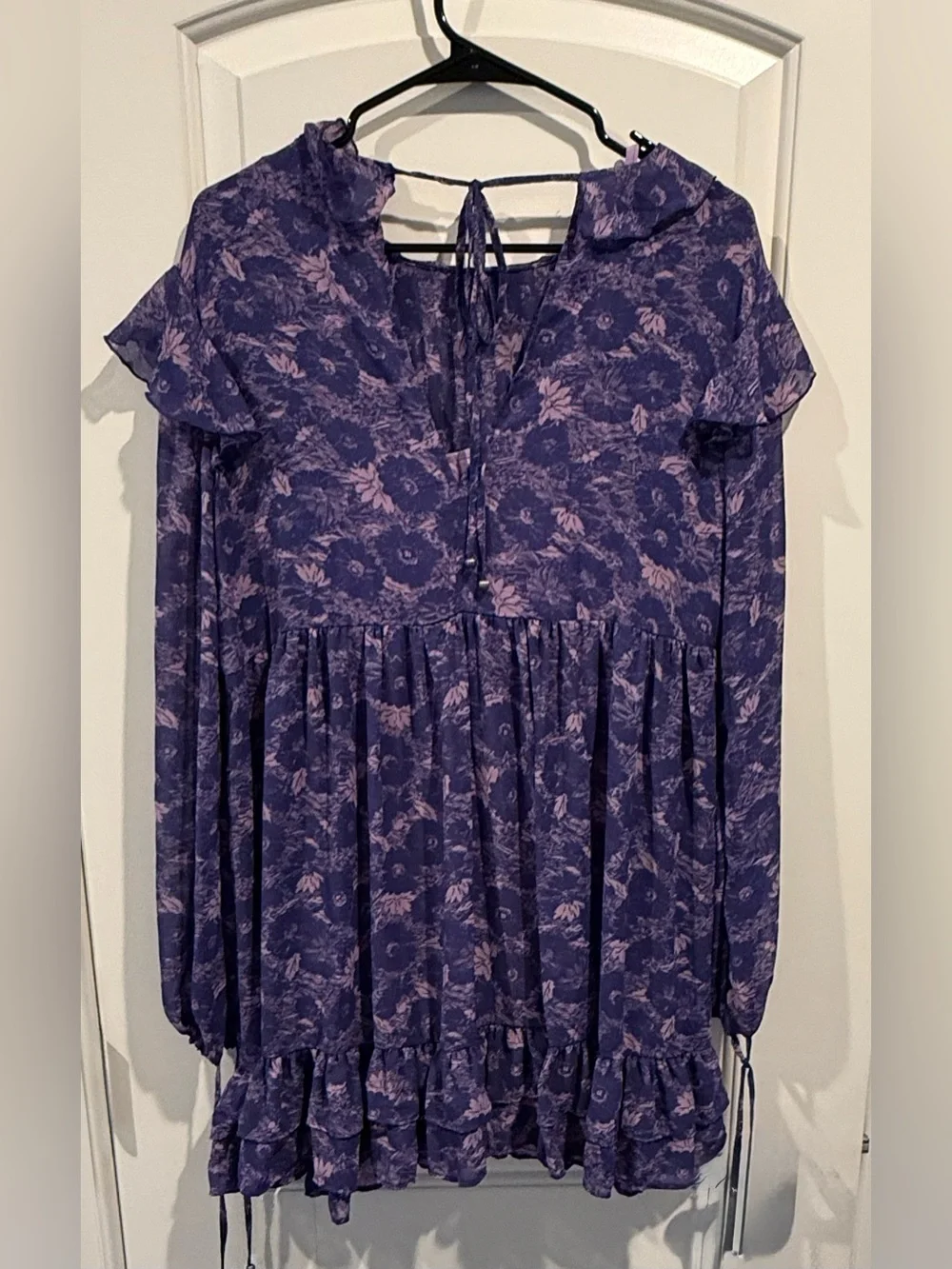 Free People Purple These Dreams Mini Dress - Picture 3 of 8